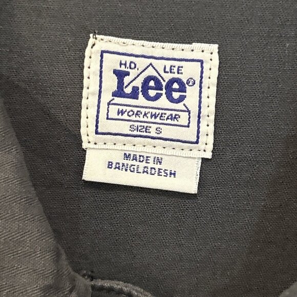 Lee Heritage Coverall Women’s Small Dark Muted Gray Button-Up Jumpsuit - Picture 9 of 11